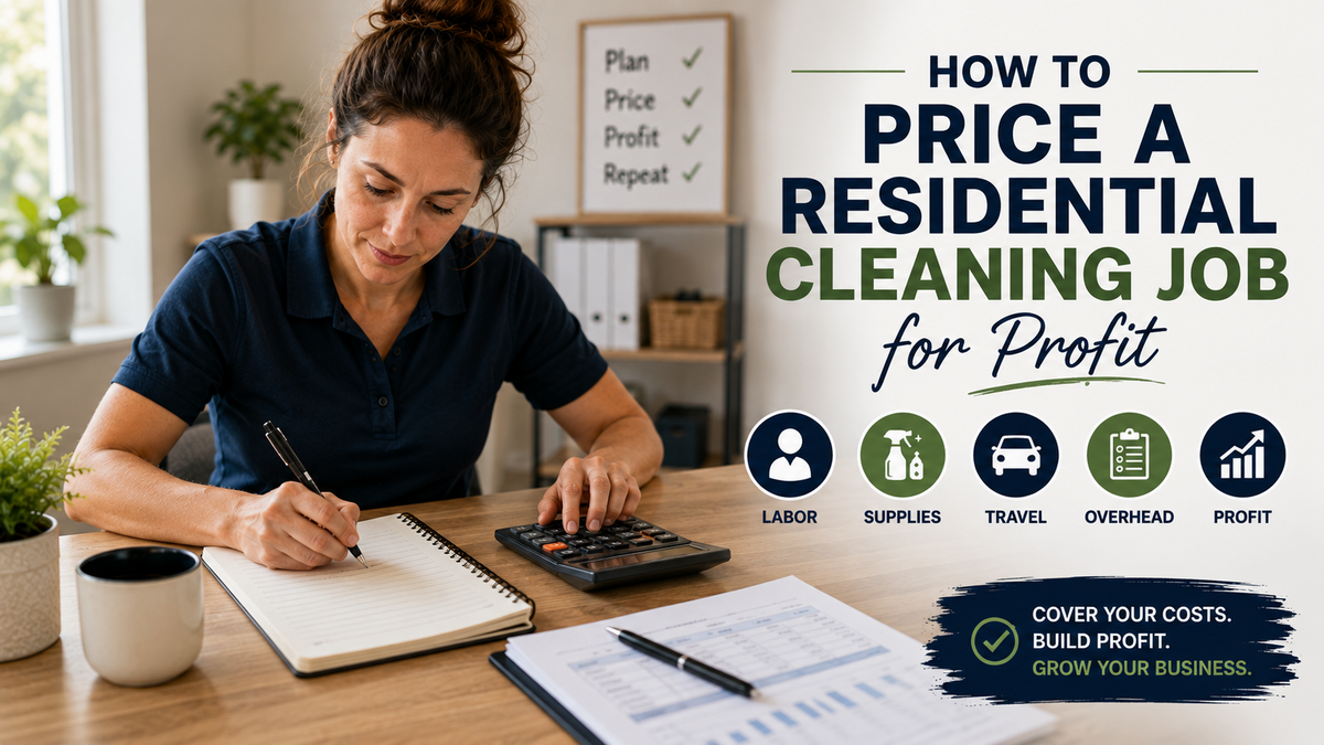How to Price a Residential Cleaning Job for Profit
